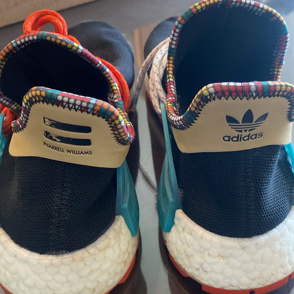 Adidas X Pharrell Williams Human NMD Trail Inspiration Black Size 9.5 US 
Mens - Picture 5 of 10